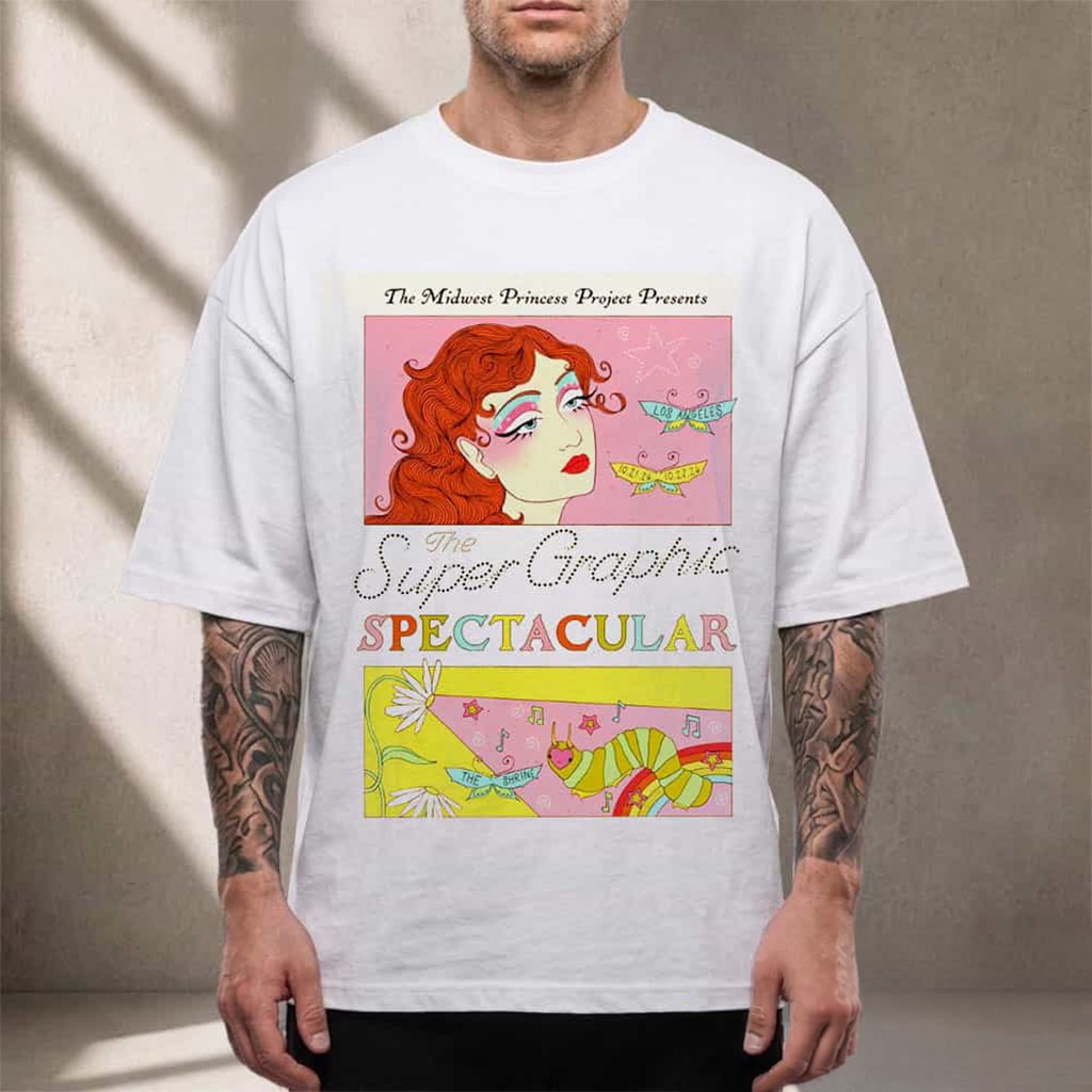 Chappell Roan Merch The Super Graphic Spectacular The Midwest Princess Project Presents T-Shirt