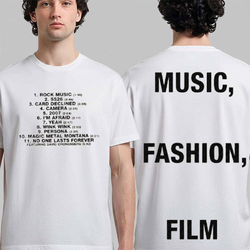 Charli XCX Lollapalooza Chicago 2026 Music Fashion Film Tracklist T-Shirt Charli XCX Merch - Kdjoy