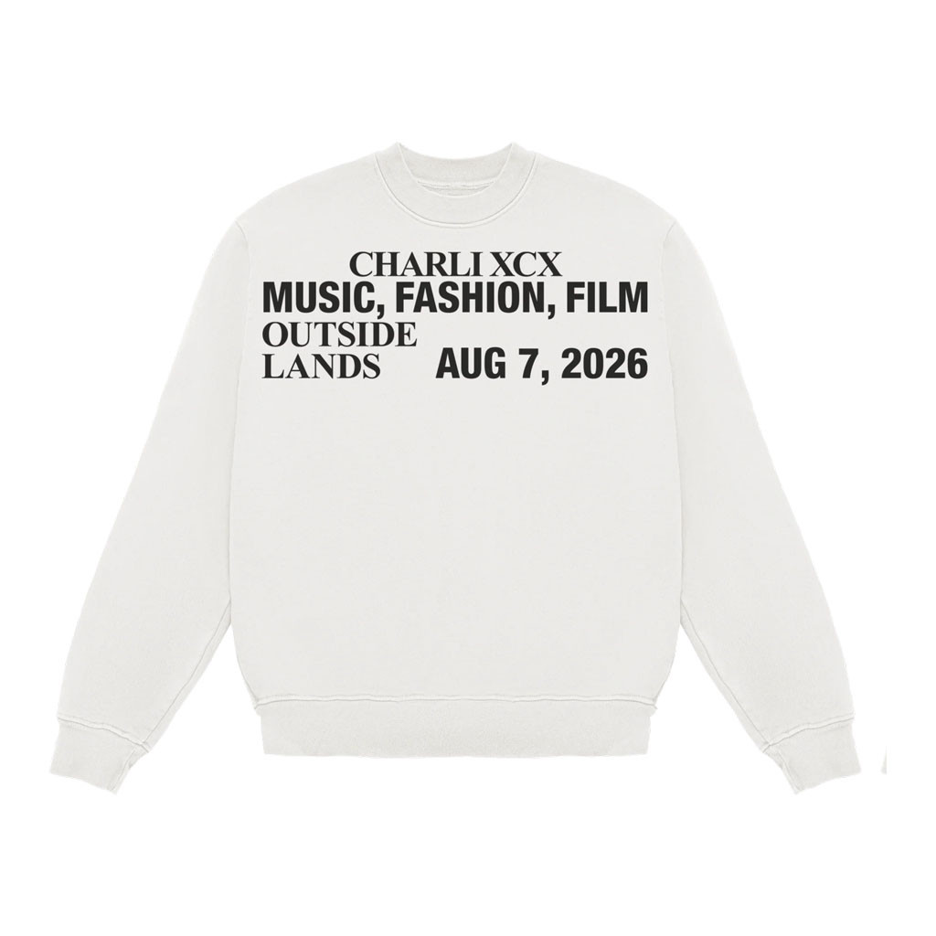 Charli XCX Merch 2026 Music Fashion Film Outside Lands Crewneck Sweatshirt Gift for Music Fans Charli XCX Merch 2026 Music Fashion Film Outside Lands Crewneck Sweatshirt Gift for Music Fans