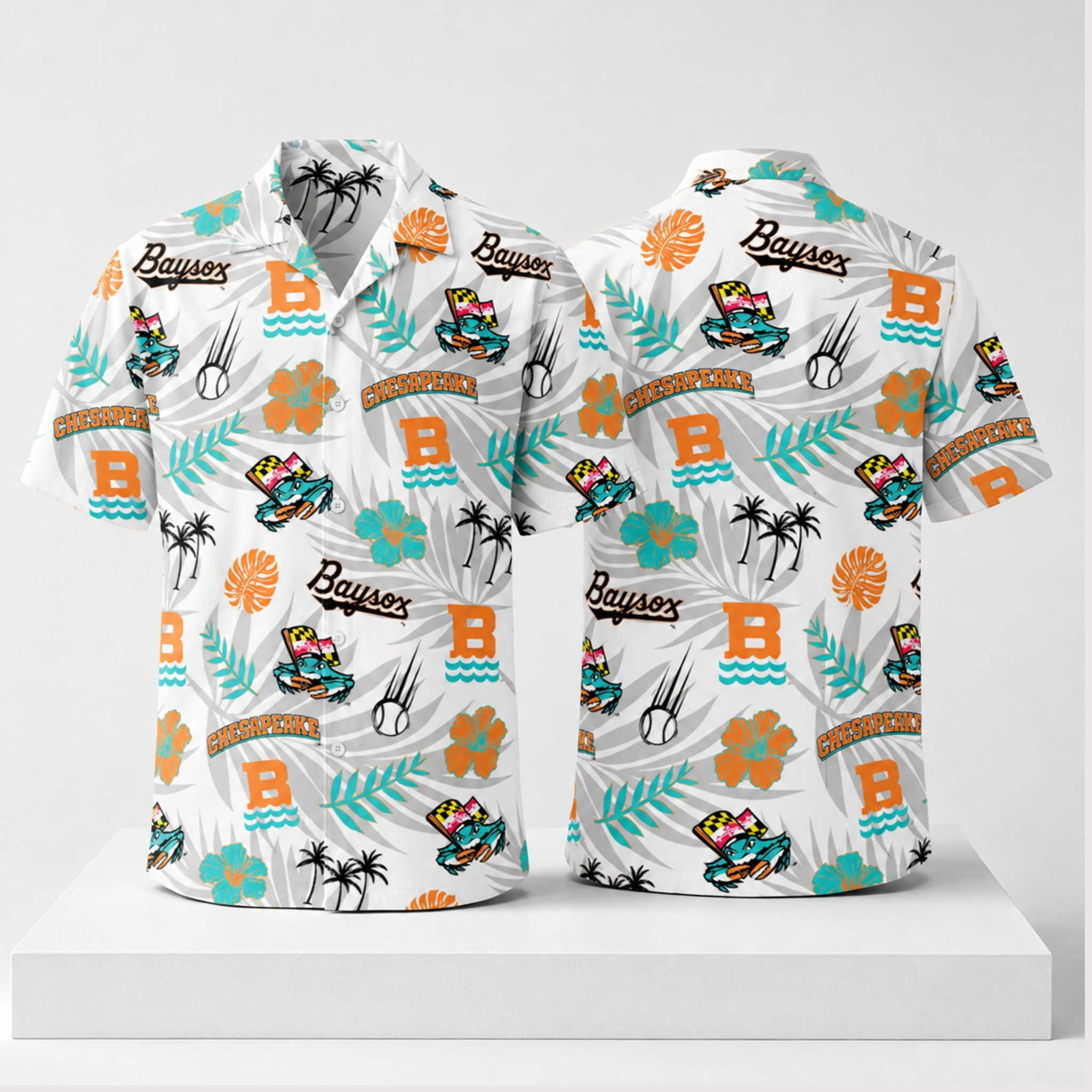 Chesapeake Baysox Baseball Hawaiian Shirt 2026 Chesapeake Baysox Merch Gifts For Summer - Kdjoy
