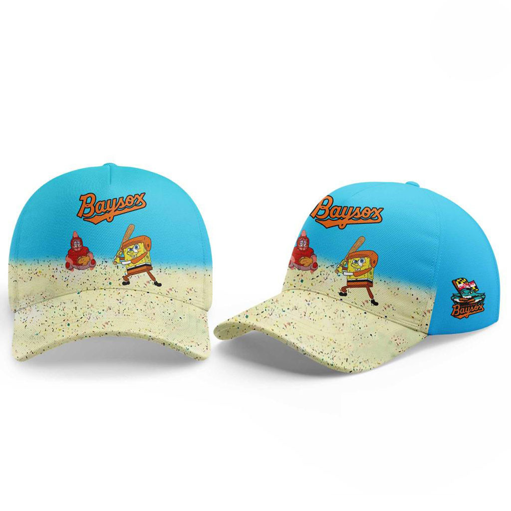 Chesapeake Baysox SpongeBob Splash Day Hat Baysox Merch Gift For Baseball Lovers - Kdjoy