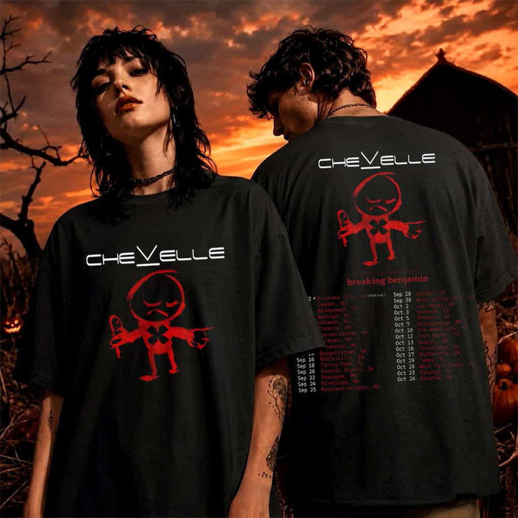 Chevelle Band Summer Tour 2026 Schedule Tour Dates T-Shirt Chevelle Band Merch Fan Gifts - Kdjoy Chevelle Band Summer Tour 2026 Schedule Tour Dates T-Shirt Chevelle Band Merch Fan Gifts - Kdjoy