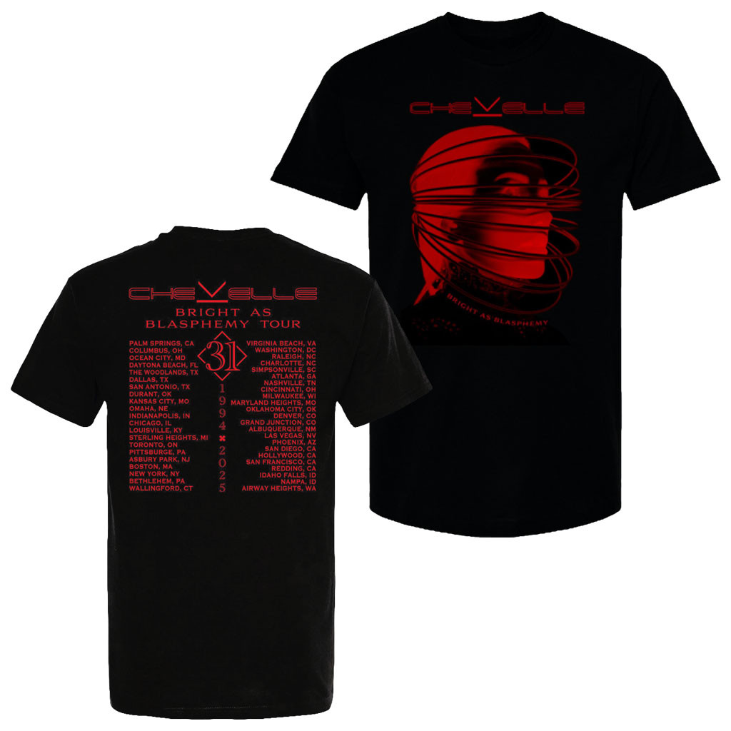 Chevelle Merch 2026 Blasphemy Tour T-Shirt Chevelle Concert Merch Gift For Rock Fans - Kdjoy