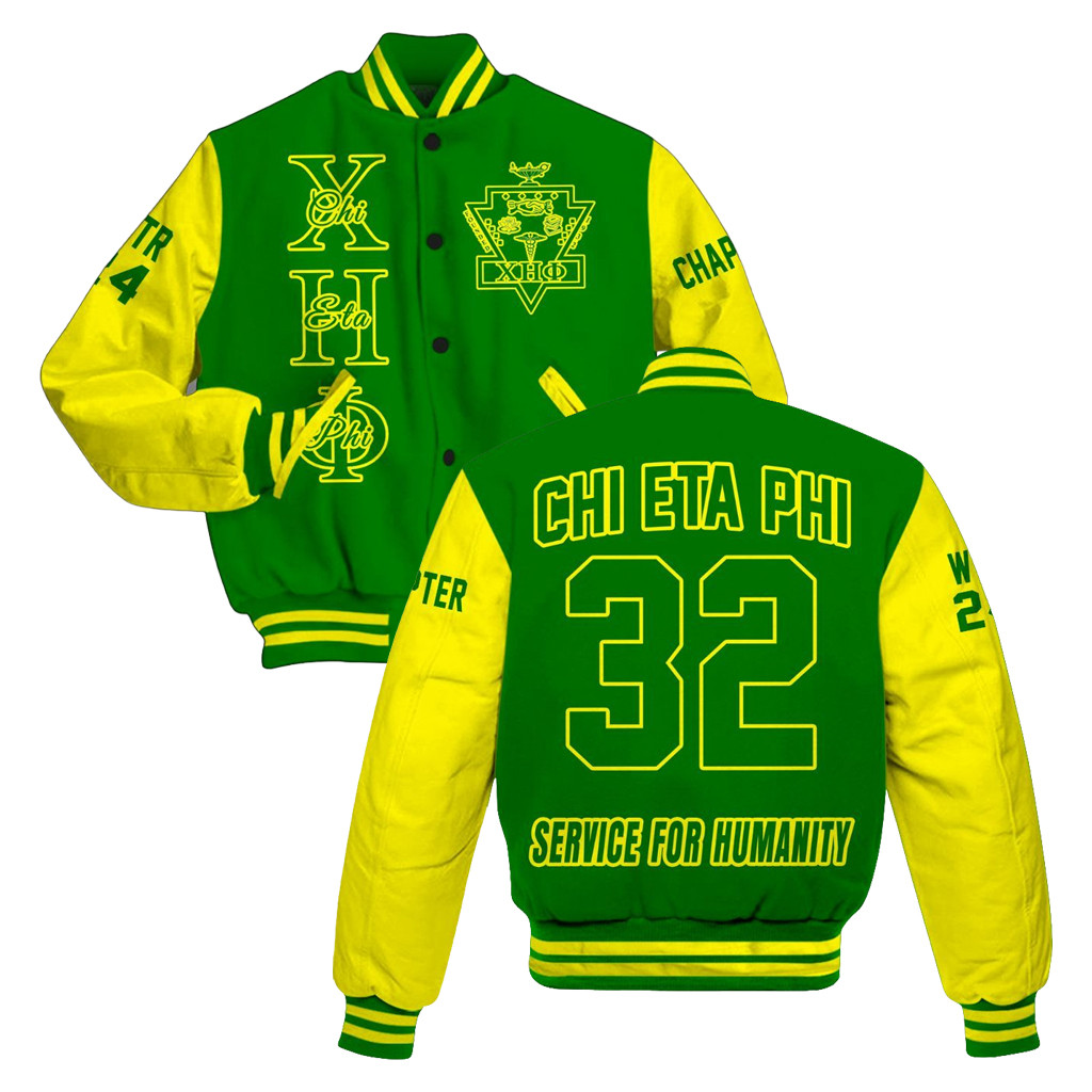 Chi Eta Phi Service For Humanity Jacket Chi Eta Phi Since Sorority Apparel Green Lemon - Kdjoy Chi Eta Phi Service For Humanity Jacket Chi Eta Phi Since Sorority Apparel Green Lemon - Kdjoy