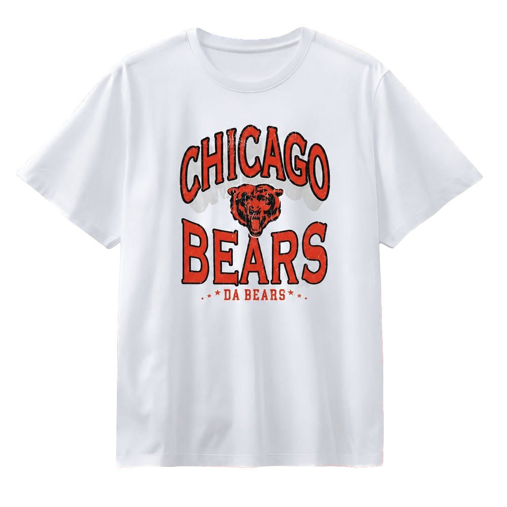 Chicago Bears Da Bears Distressed T-Shirt 2026 Chicago Bears Merch Gift For Football Lovers - Kdjoy Chicago Bears Da Bears Distressed T-Shirt 2026 Chicago Bears Merch Gift For Football Lovers - Kdjoy