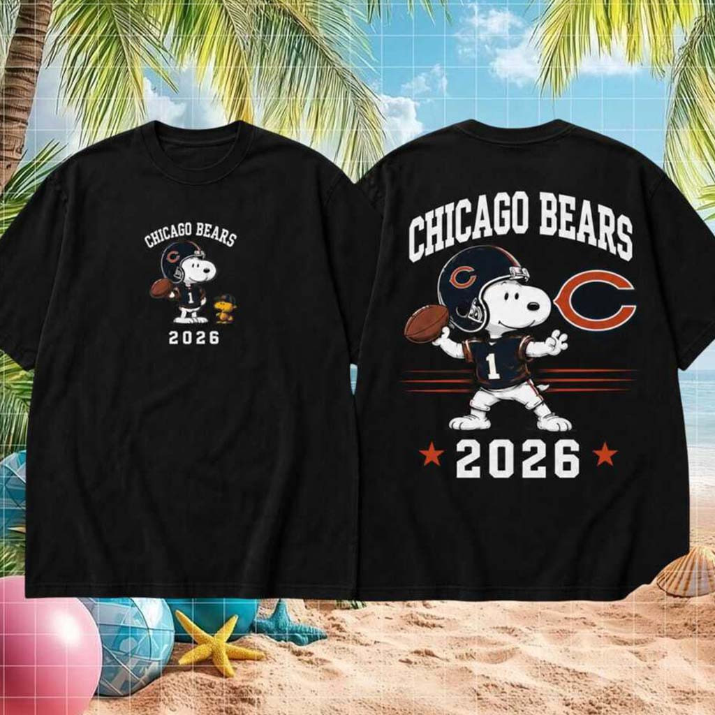 Chicago Bears Snoopy Football 2026 Vintage Shirt Chicago Bears Merch Gift For Game Day - Kdjoy Chicago Bears Snoopy Football 2026 Vintage Shirt Chicago Bears Merch Gift For Game Day - Kdjoy