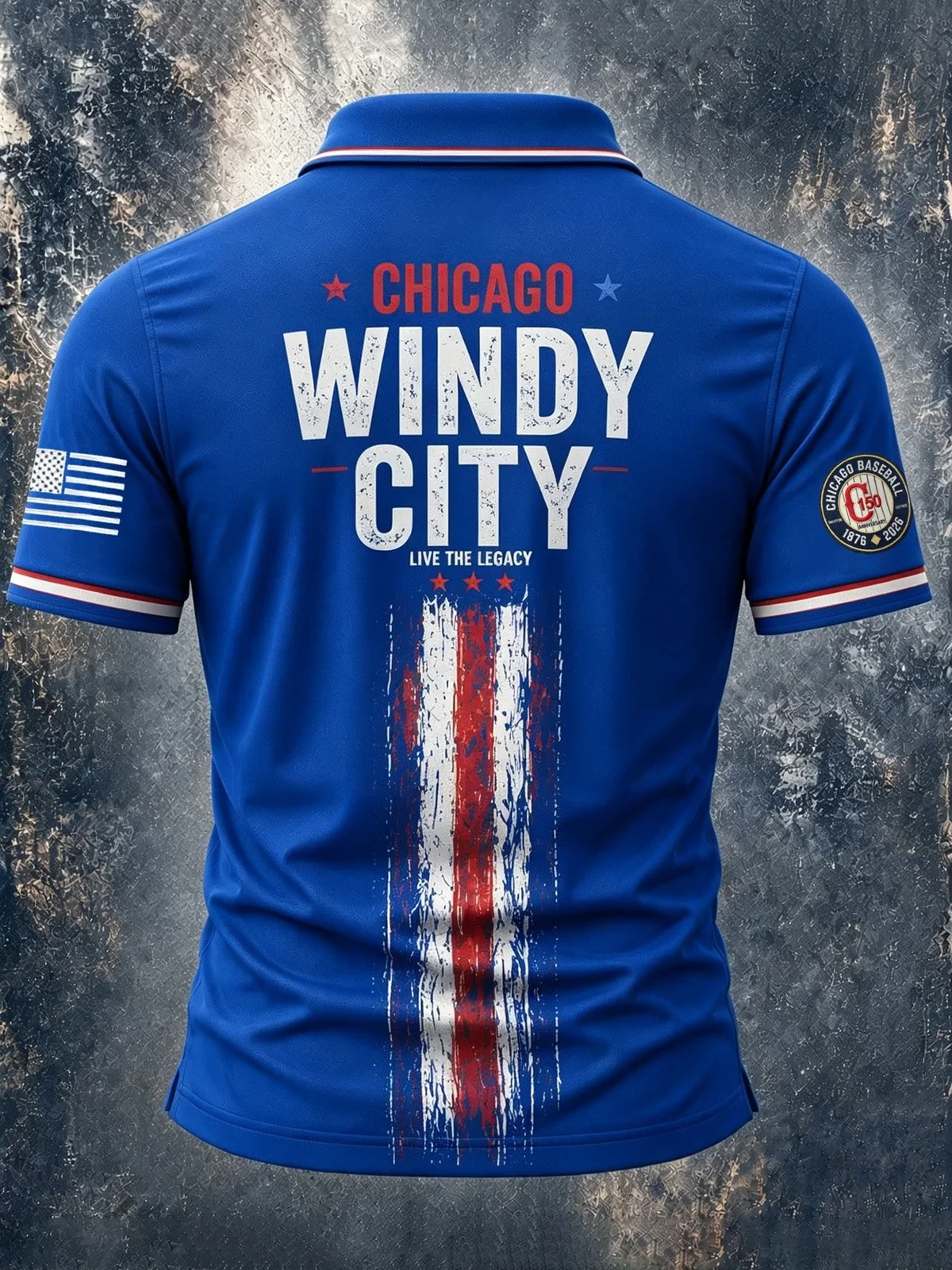 Chicago Cubs Merch Founded Since 1876 Celebrating 2026 And Pride 150 Years Strong Polo Shirt - Kdjoy