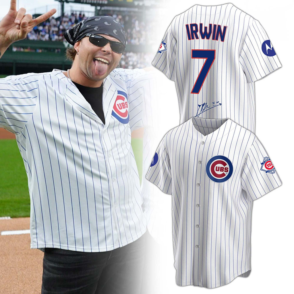 Chicago Cubs X 5SOS Ashton Irwin 2026 Baseball Jersey Chicago Cubs Merch Gift For Fans - Kdjoy Chicago Cubs X 5SOS Ashton Irwin 2026 Baseball Jersey Chicago Cubs Merch Gift For Fans - Kdjoy