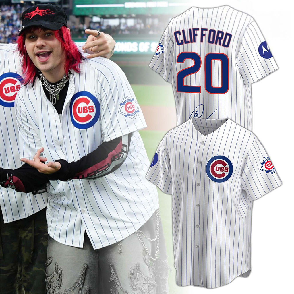 Chicago Cubs X 5SOS Michael Clifford 2026 Baseball Jersey Cubs Merch Present For Fans - Kdjoy