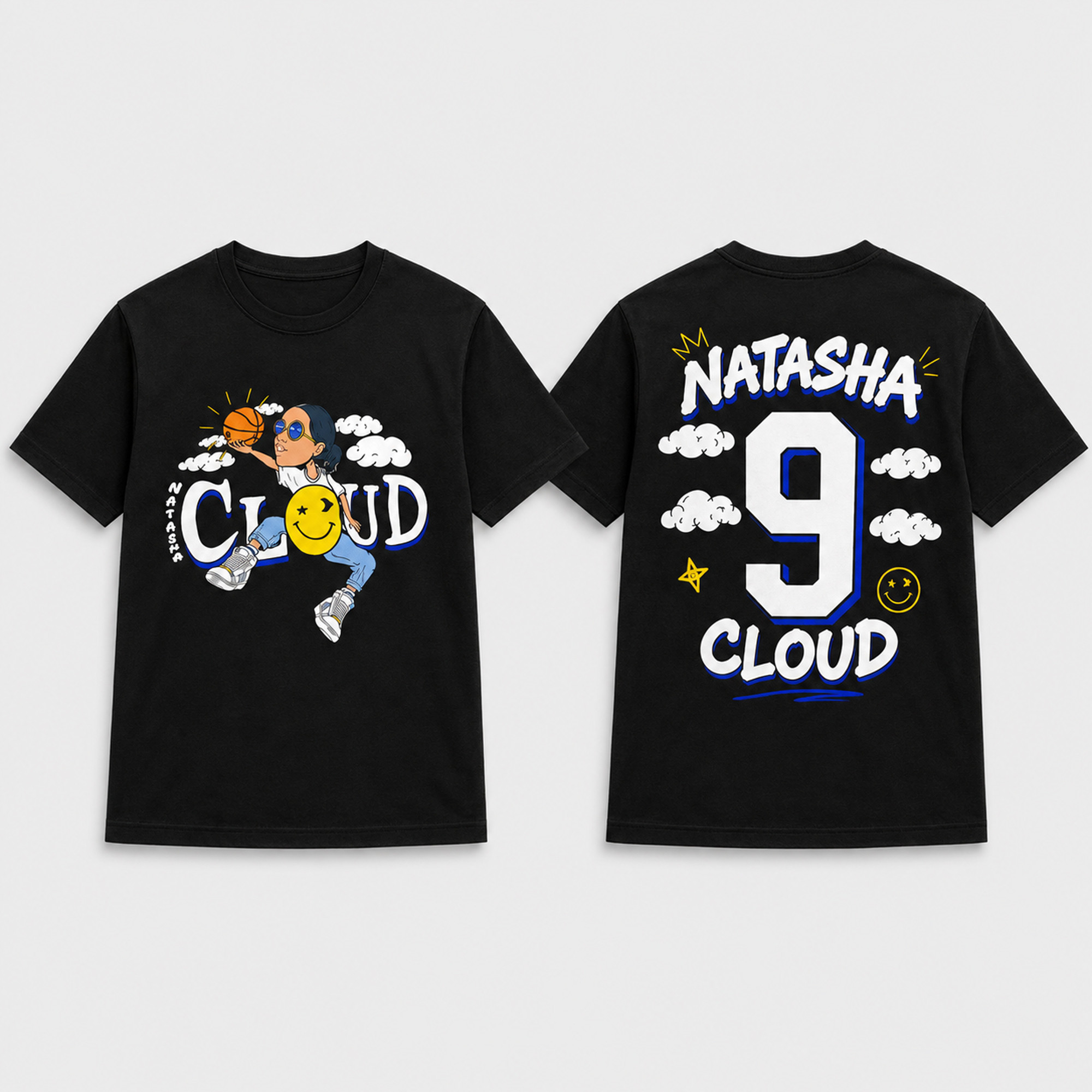 Chicago Sky #9 Natasha Cloud T-Shirt Chicago Sky Merch Basketball Enthusiast Gifts - Kdjoy Chicago Sky #9 Natasha Cloud T-Shirt Chicago Sky Merch Basketball Enthusiast Gifts - Kdjoy