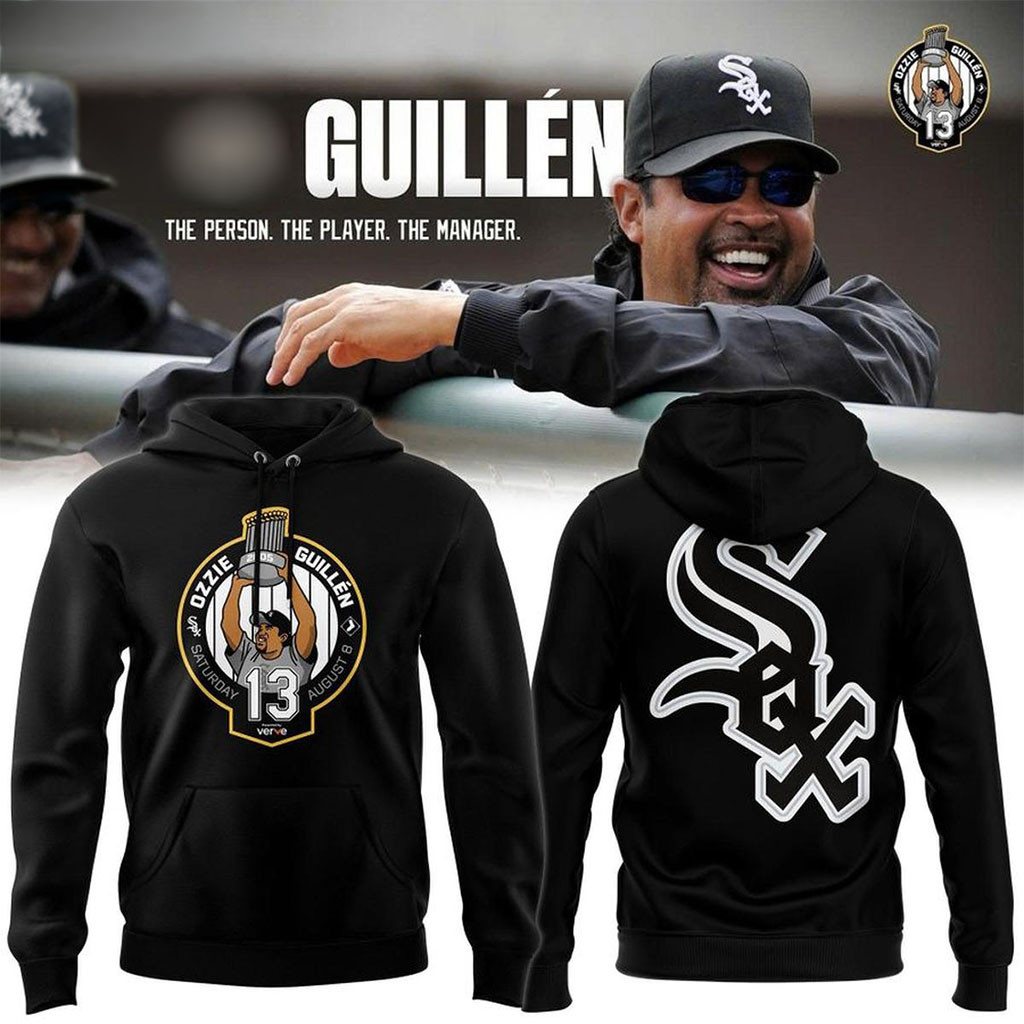 Chicago White Sox 2026 Ozzie Guillen Hoodie White Sox Merch Present For Baseball Lovers - Kdjoy