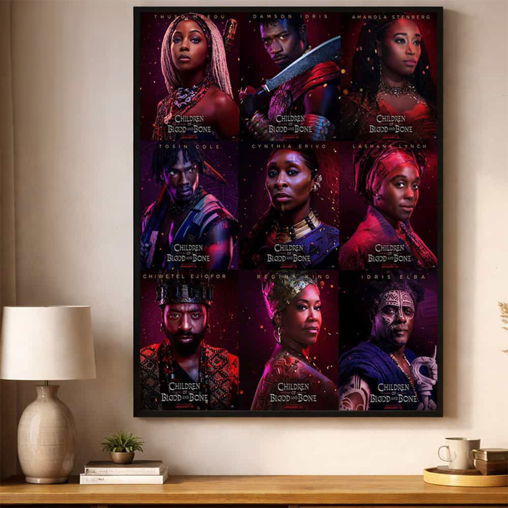 Children Of Blood And Bone Merch Movie 2027 All Characters Poster Wall Art Fans Gifts - Kdjoy
