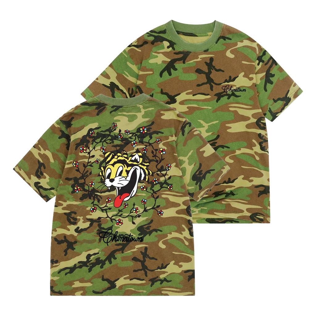 Chinatown Market Merch 2026 Vinebound Tiger Shirt Camo Chinatown Market Clothing Step Dad Gifts - Kdjoy