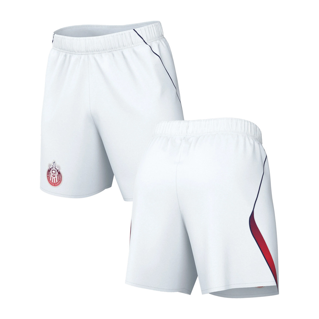 Chivas Soccer Merch Chivas 2026-27 Men's Away Stadium Shorts White Gifts For Soccer Fan - Kdjoy Chivas Soccer Merch Chivas 2026-27 Men's Away Stadium Shorts White Gifts For Soccer Fan - Kdjoy