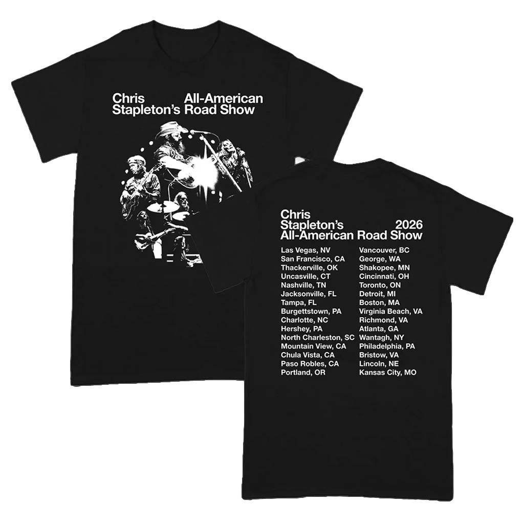 Chris Stapleton Merch 2026 All American Road Show T-Shirt Birthday Gifts For Music Lovers - Kdjoy