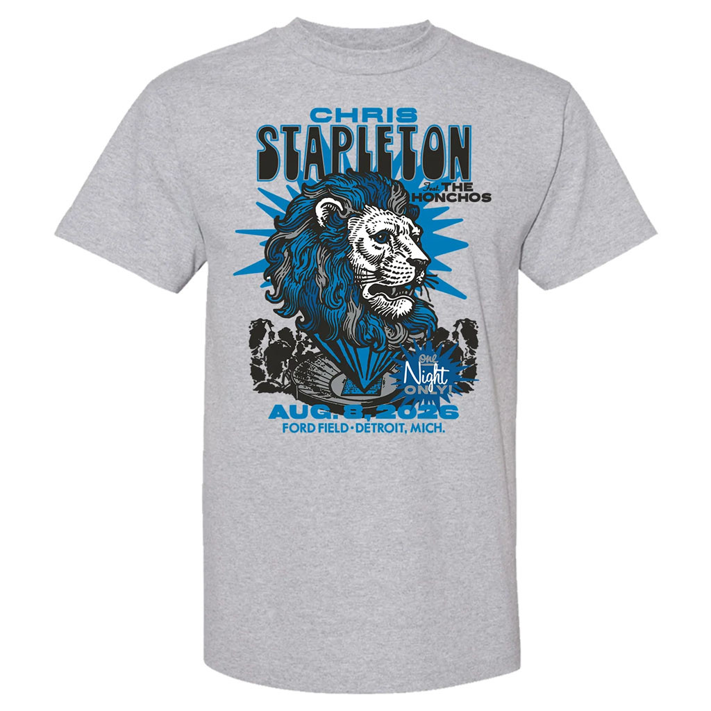 Chris Stapleton Merch 2026 Detroit Event T-Shirt Chris Stapleton Tour Merch Country Fan Gifts - Kdjoy