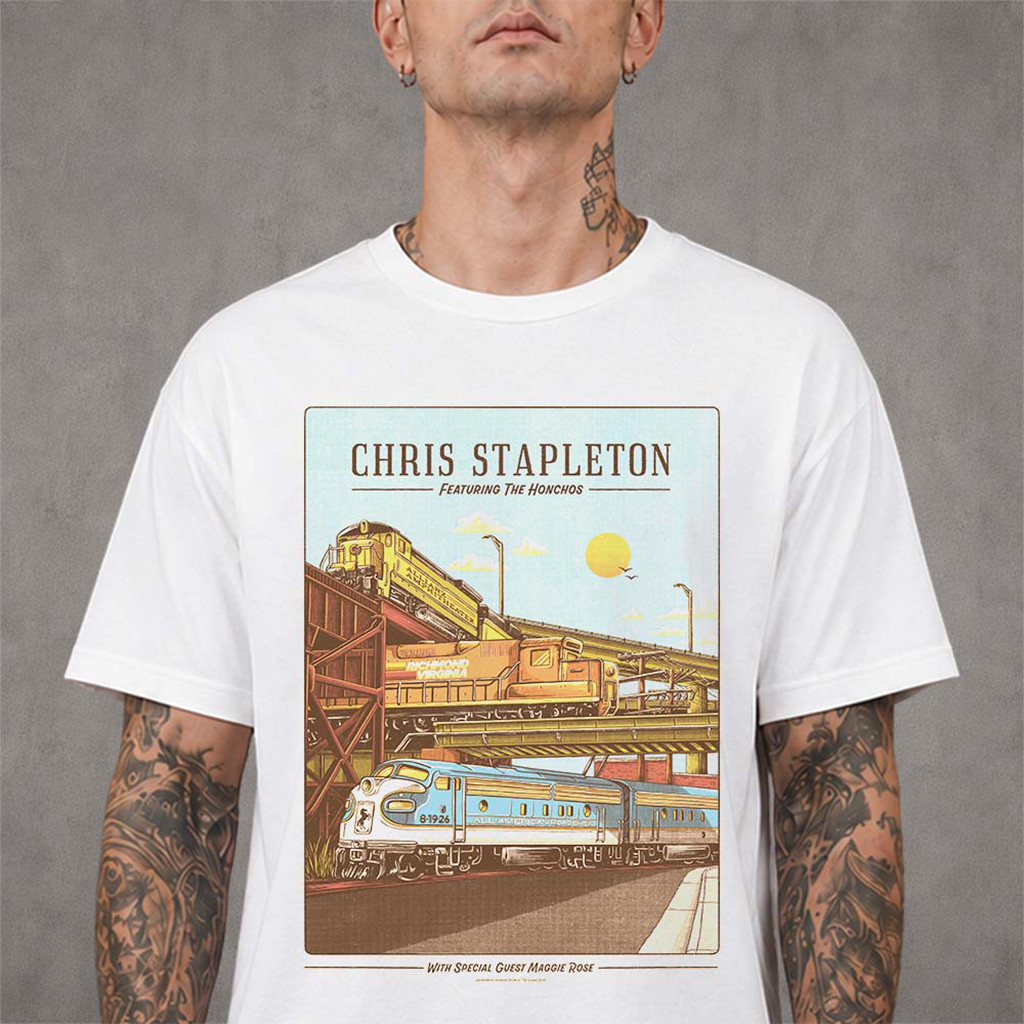 Chris Stapleton Richmond Virginia 2026 T-Shirt Chris Stapleton Merch Music Fans Gifts - Kdjoy