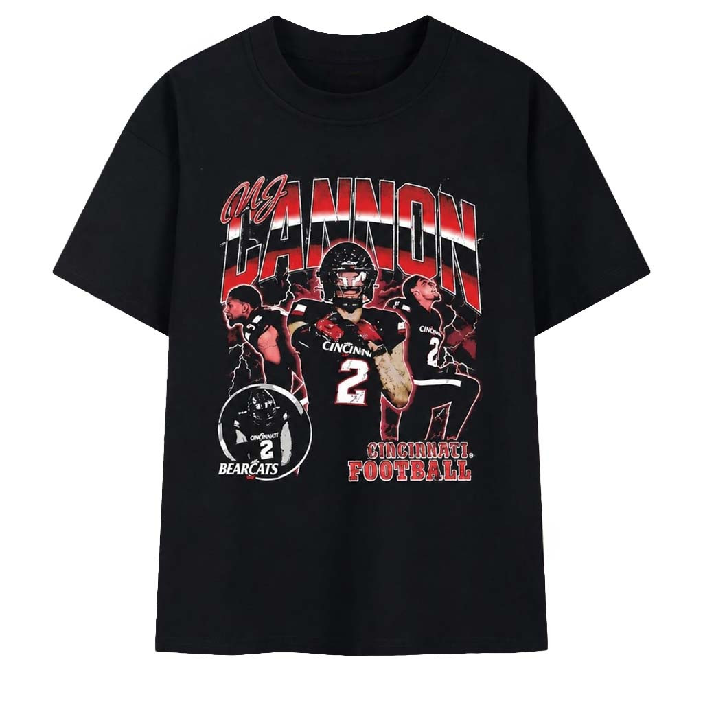 Cincinnati Bearcats Merch MJ Cannon Illustration Cincinnati Bearcats T-Shirt Gifts For Fans - Kdjoy Cincinnati Bearcats Merch MJ Cannon Illustration Cincinnati Bearcats T-Shirt Gifts For Fans - Kdjoy