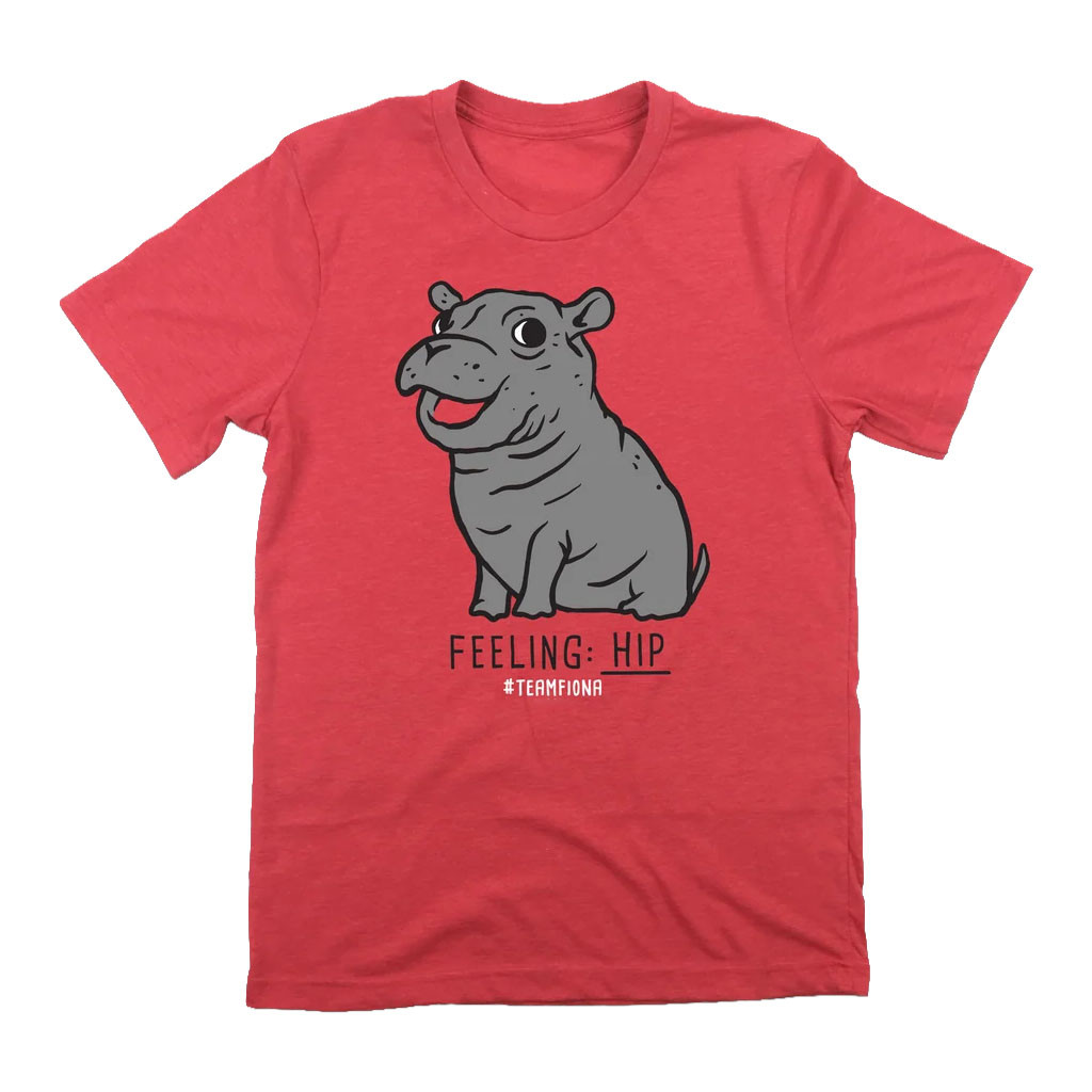 Cincy Shirts Merch 2026 Feeling Hip T-Shirt Fiona The Hippo Shirt Gift For Sisters - Kdjoy