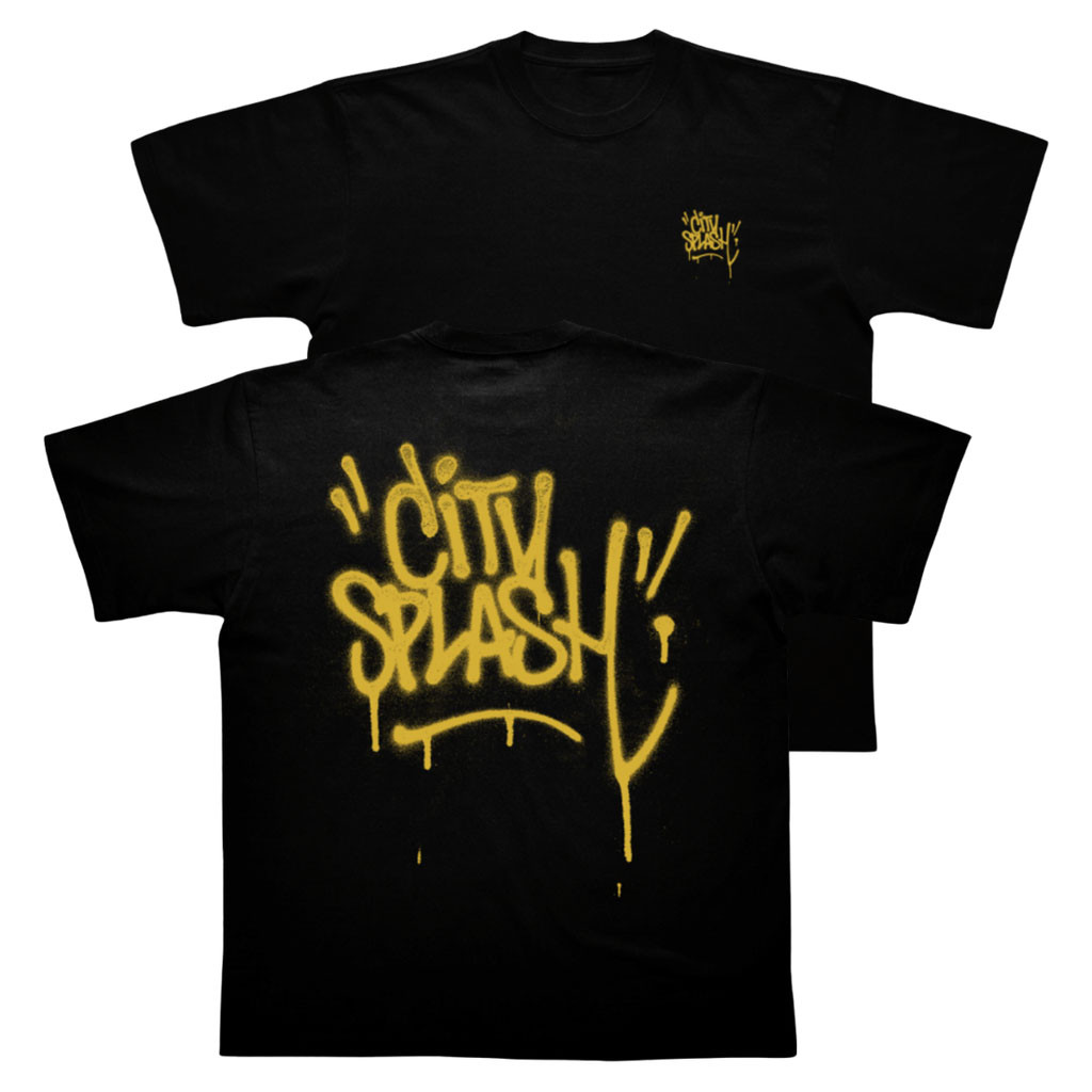 City Splash Merch 2026 City Splash Drax T-Shirt Black UK Music Event Outfits Gift For Fans