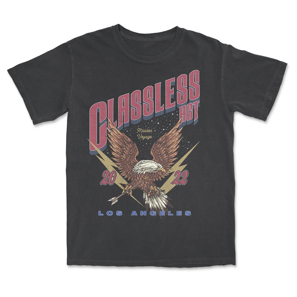 Classless Act Merch 2026 Vintage Eagle T-Shirt Gift Ideas For Rock Music Lovers - Kdjoy Classless Act Merch 2026 Vintage Eagle T-Shirt Gift Ideas For Rock Music Lovers - Kdjoy