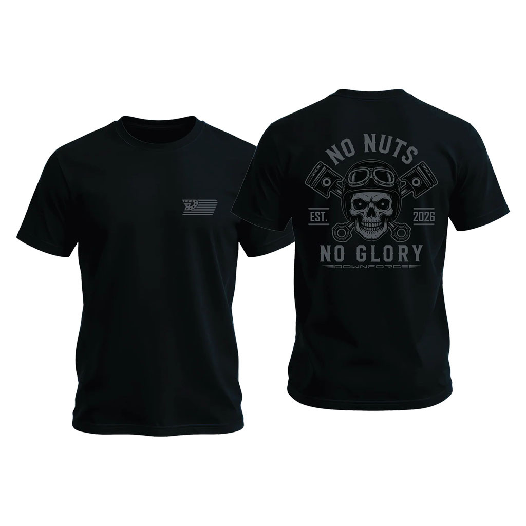 Cleetus McFarland Merch 2026 Downforce No Nuts No Glory T-Shirt Gift Ideas For Him - Kdjoy