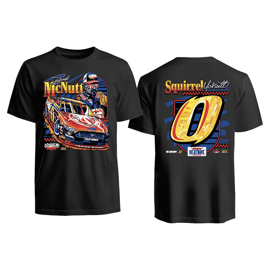 Cleetus McFarland Merch 2026 LS George Squirrel McNutt Heatwave Racing Shirt Gift For Him - Kdjoy