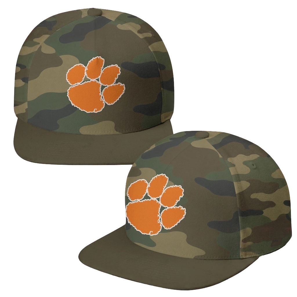 Clemson Tigers Field Ops Camo Snapback Hat 2026 Clemson Tigers Merch Best Gift For Friends - Kdjoy
