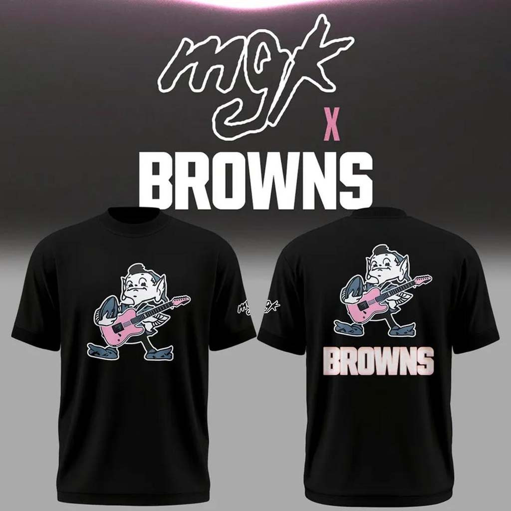 Cleveland Browns X Machine Gun Kelly 2026 T-Shirt MGK X Browns Merch Gift for Fans