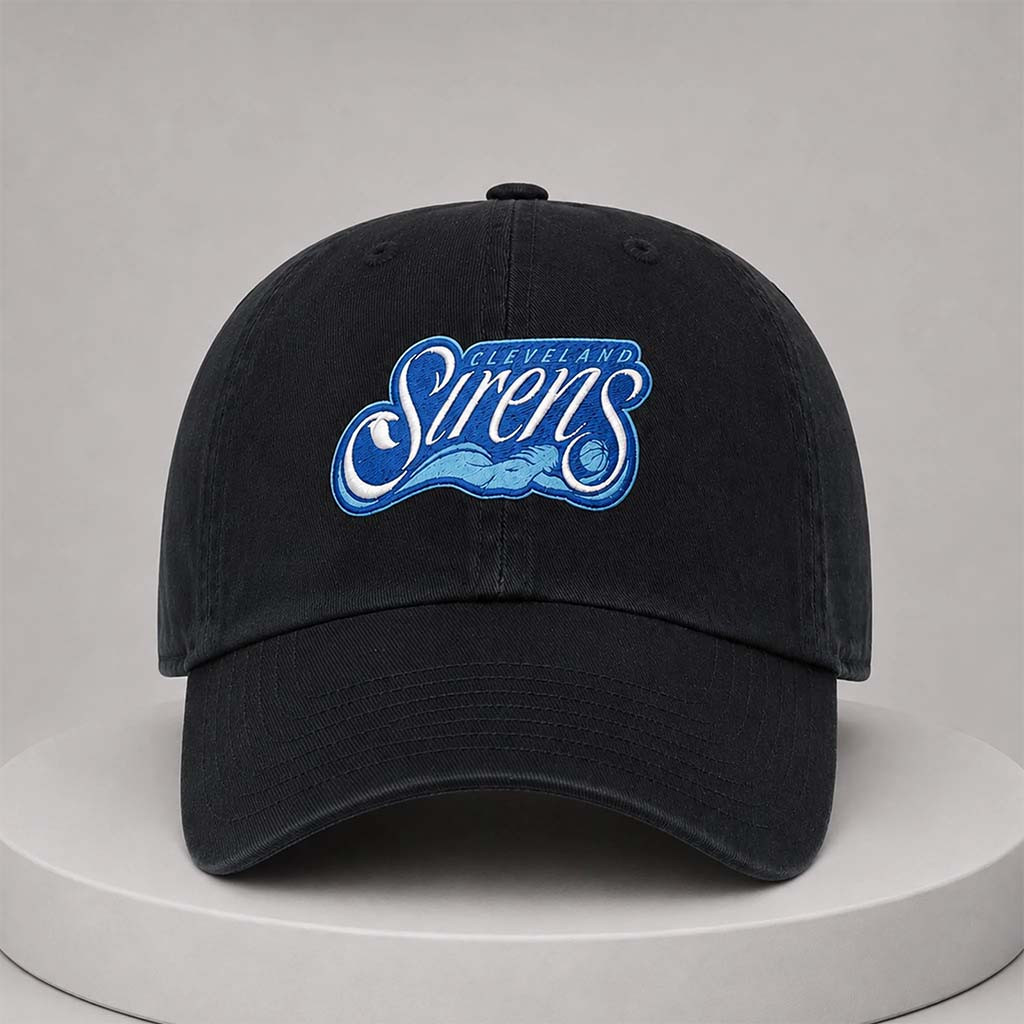Cleveland Siren Black Primary Hat Embroidered Cleveland Siren Merch Gift For Basketball Fans - Kdjoy Cleveland Siren Black Primary Hat Embroidered Cleveland Siren Merch Gift For Basketball Fans - Kdjoy