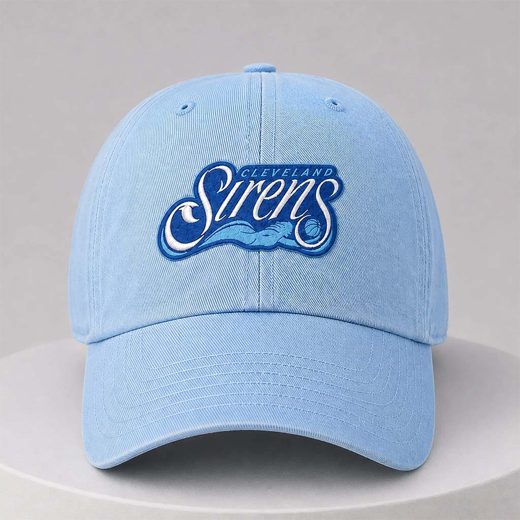 Cleveland Siren Merch 2026 Logo Hat Embroidered Gift For Basketball Lover - Kdjoy