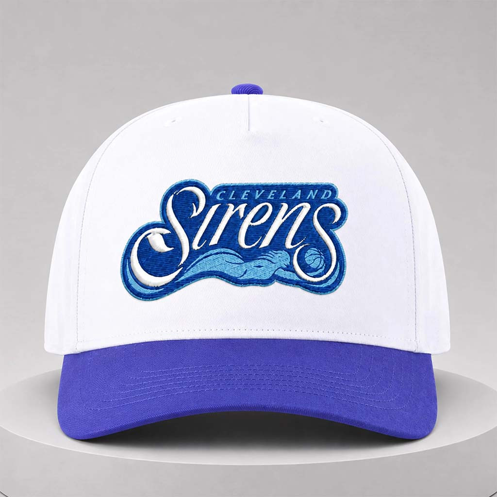 Cleveland Siren Two Tone Hat Embroidered Game Day Cap Cleveland Siren Merch Basketball Fan Gift - Kdjoy Cleveland Siren Two Tone Hat Embroidered Game Day Cap Cleveland Siren Merch Basketball Fan Gift - Kdjoy