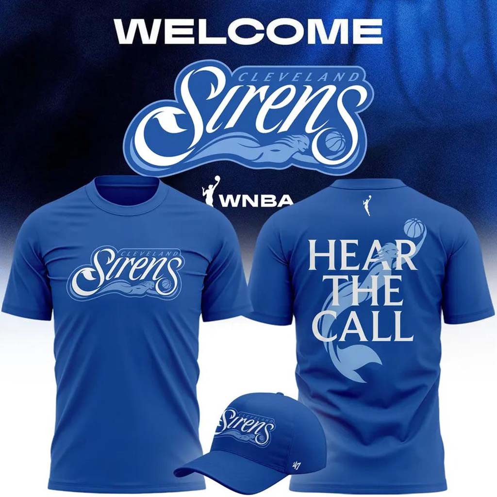Cleveland Sirens Hear The Call WNBA 2026 T-Shirt Basketball Fan Clothing Cleveland Sirens Merch - Kdjoy