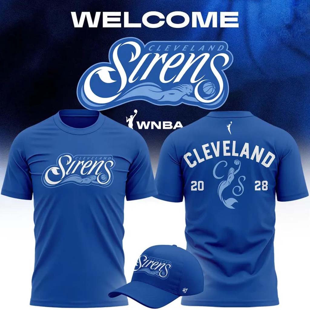 Cleveland Sirens Hear The Call WNBA 2026 T-Shirt Basketball Fan Shirt Cleveland Sirens Merch - Kdjoy