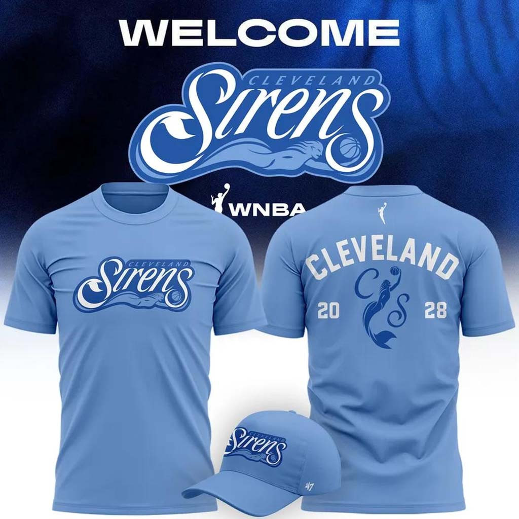 Cleveland Sirens Hear The Call WNBA 2026 T-Shirt Welcome Cleveland Sirens Merch Gift For Fans - Kdjoy