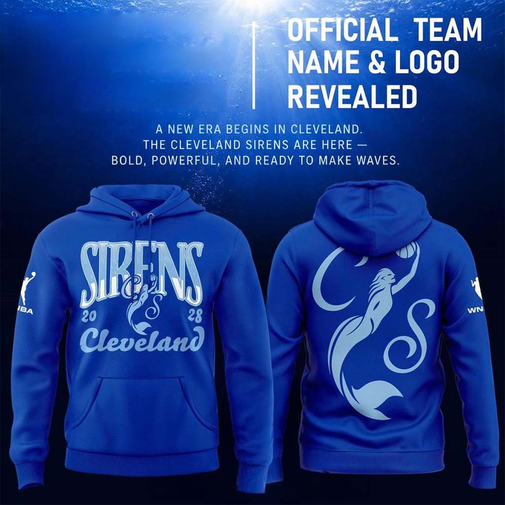 Cleveland Sirens Sky High Sky Blue 2026 New Reveal Hoodie Cleveland Sirens Merch Fan Gifts - Kdjoy Cleveland Sirens Sky High Sky Blue 2026 New Reveal Hoodie Cleveland Sirens Merch Fan Gifts - Kdjoy