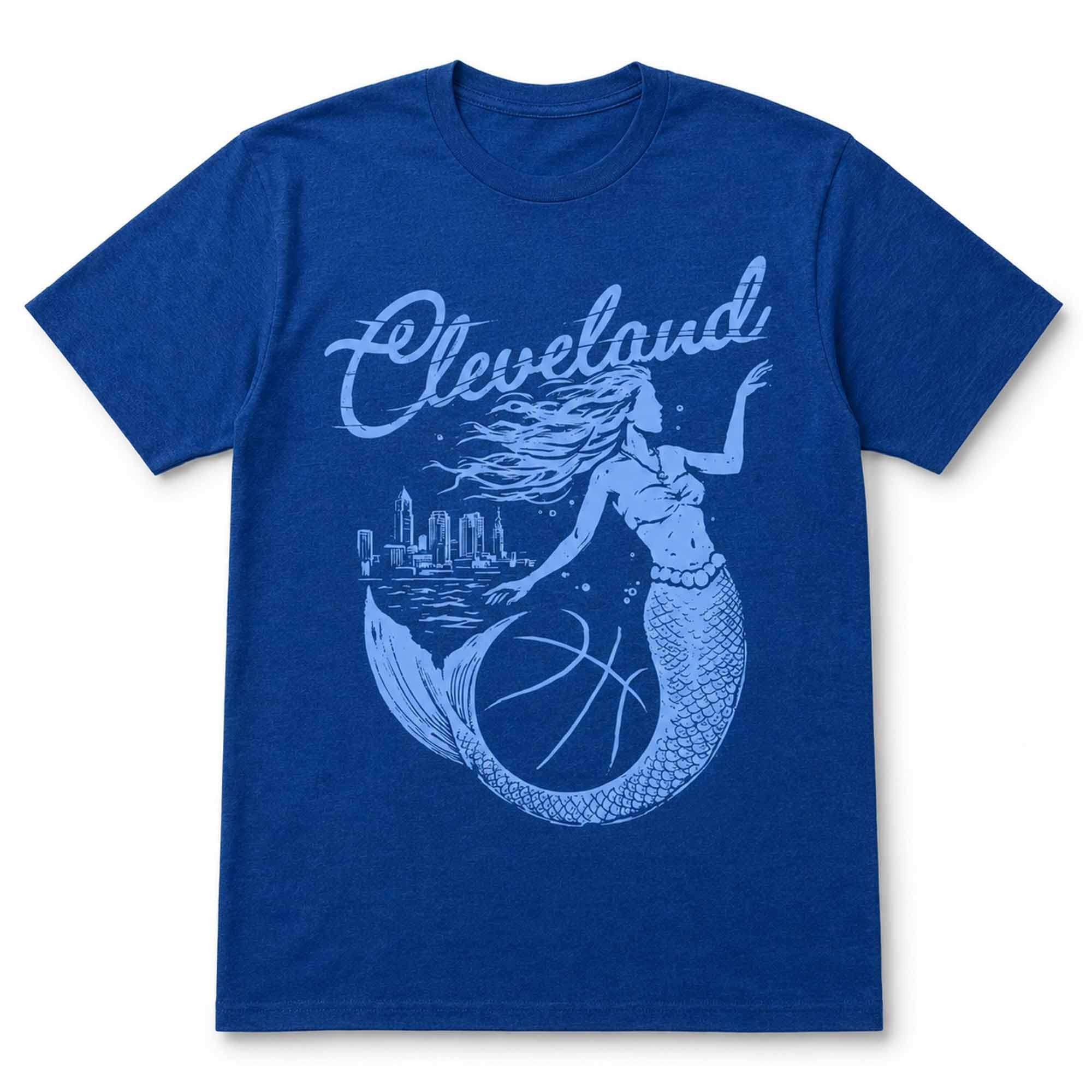 Cleveland Women's Basketball Royal Script Shirt Cleveland WNBA Team Merch Gifts For Her - Kdjoy