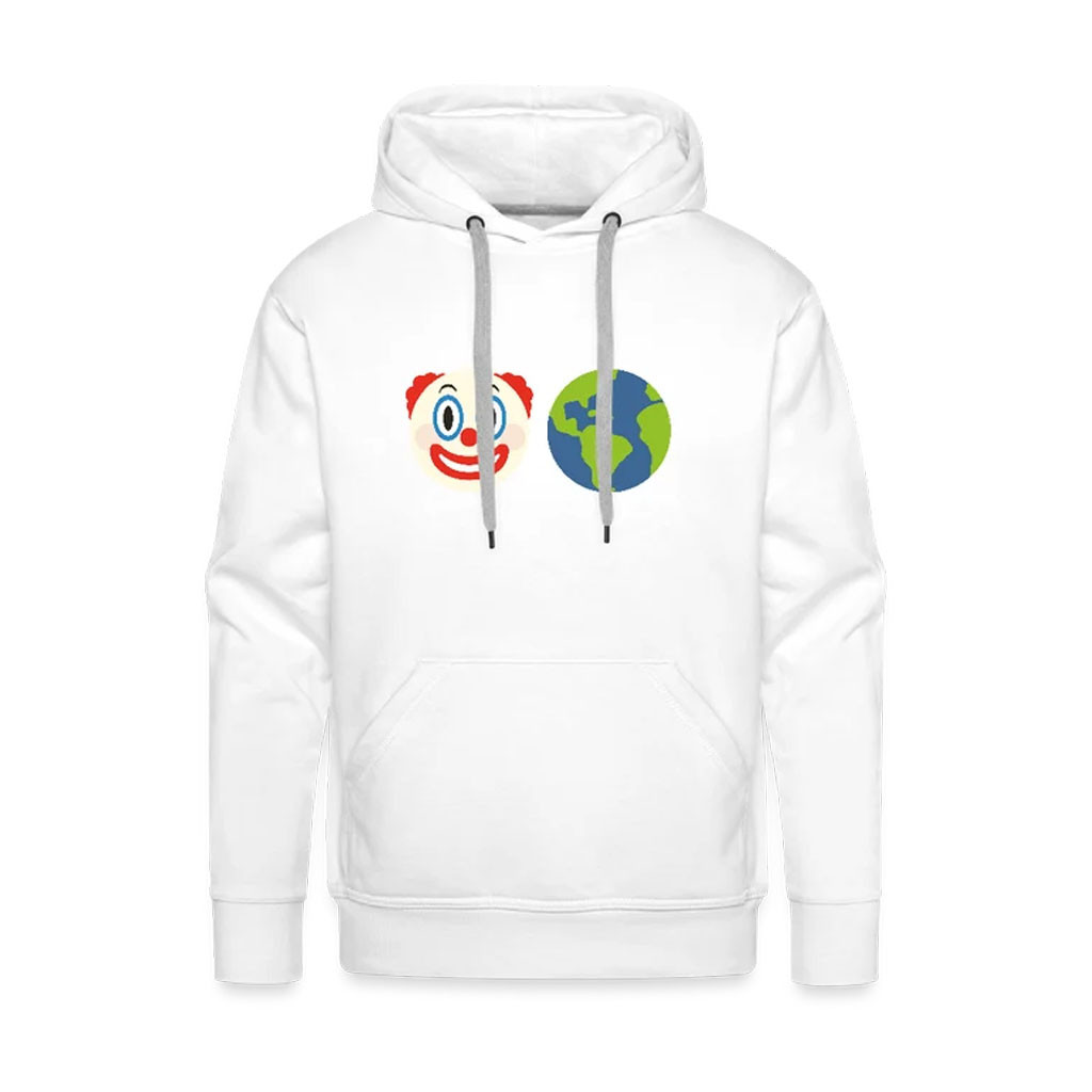 Clown World Apparel Merch 2026 Clown World Hoodie White Unique Gift For Brother
