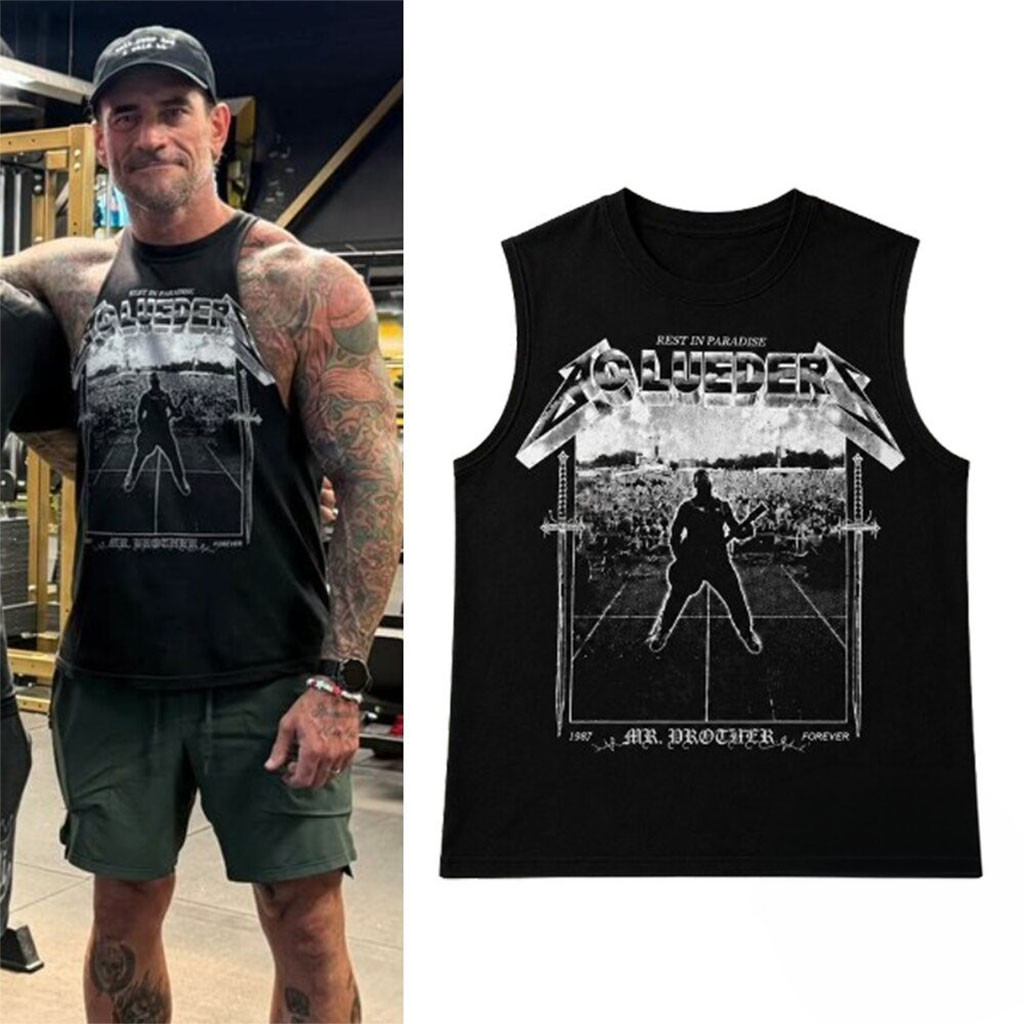 CM Punk Hardlore Wherever He May Roam Tank Top CM Punk Merch Presnet For Brothers - Kdjoy
