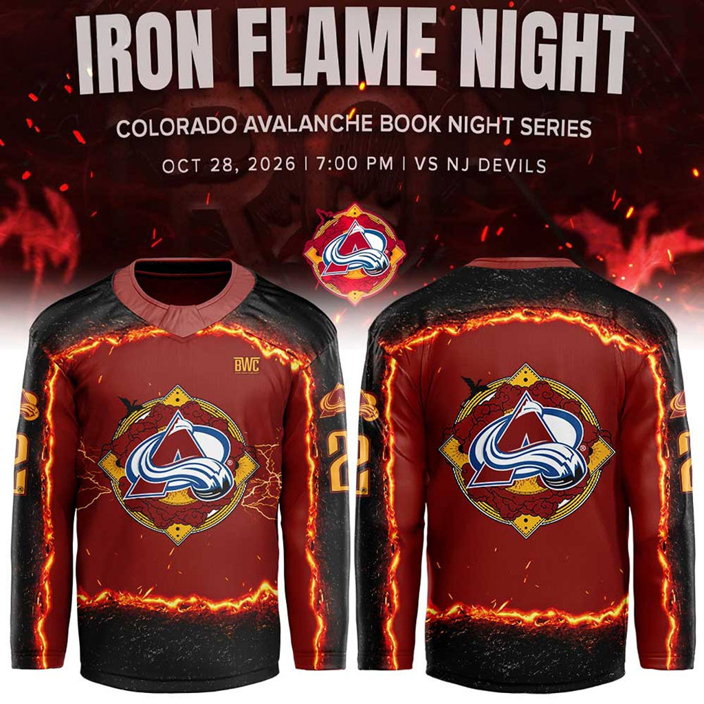 Colorado Avalanche Merch Fourth Wing Night Book Night Series Hockey Jersey Gift For Fans