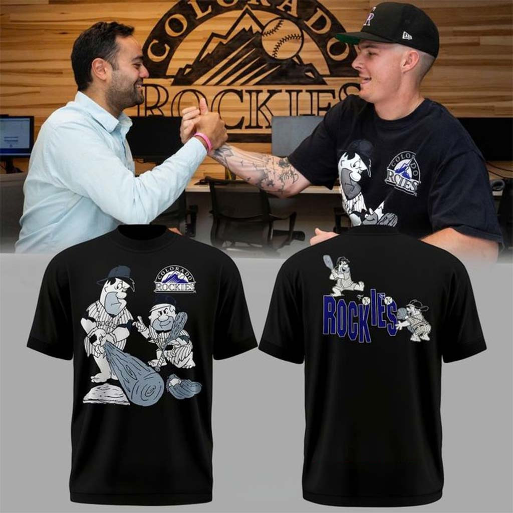 Colorado Rockies Mickey Moniak Rockies Flintstones Special Shirt Rockies Merch Gift For Fans - Kdjoy