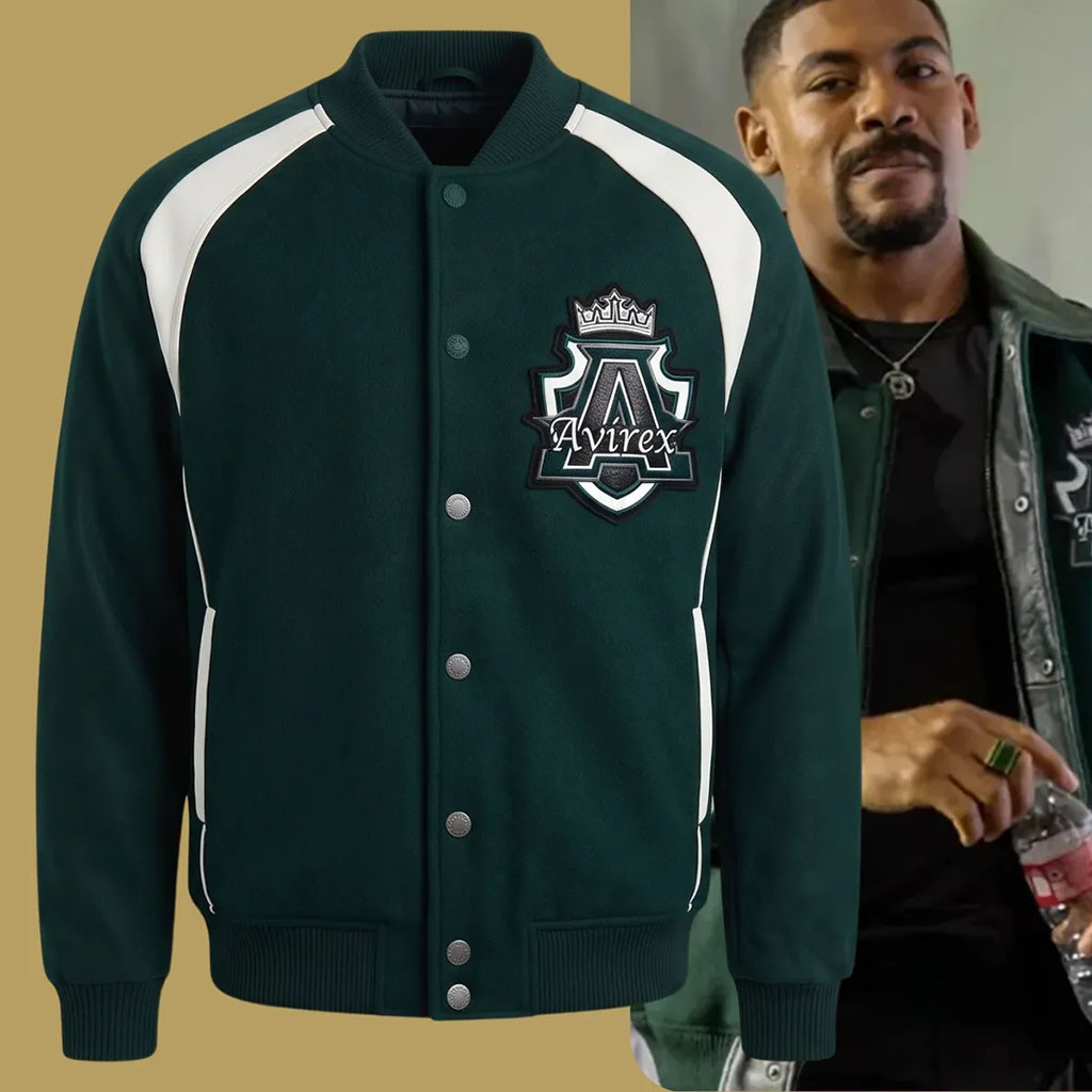 Comic-Con 2026 Aaron Pierre Green Lantern Baseball Varsity Jacket Gift Ideas For Husband - Kdjoy