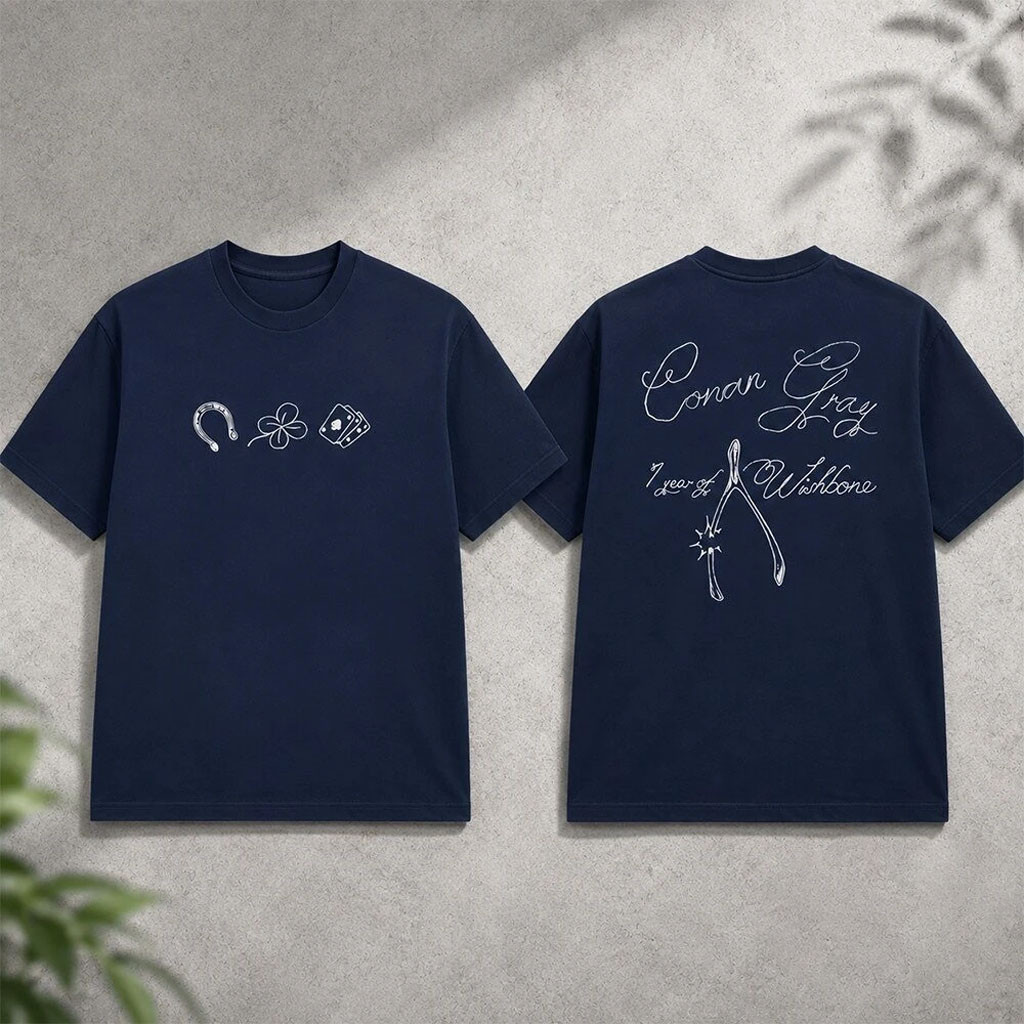 Conan Gray 1 Year Of Wishbone Anniversary T-Shirt Conan Gray Merch Gift For Music Lovers - Kdjoy