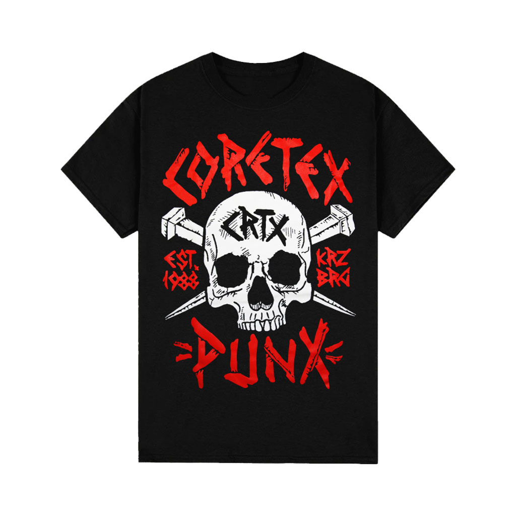 Coretex Records Merch 2026 Coretex Punx T-Shirt Black Music Gift Ideas For Guys - Kdjoy