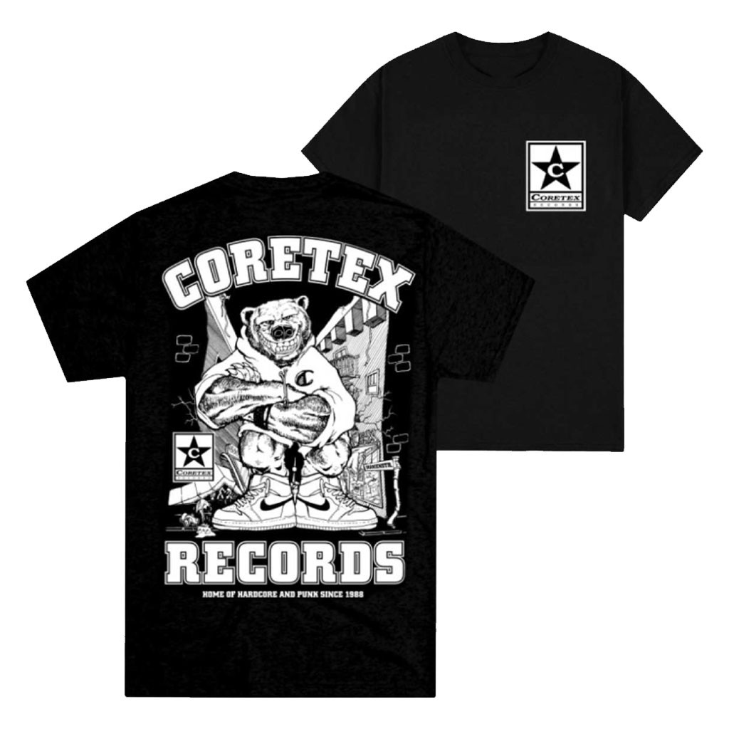 Coretex Records Merch 2026 Coretex Star Bear T-Shirt Black Gifts For Music Fans - Kdjoy