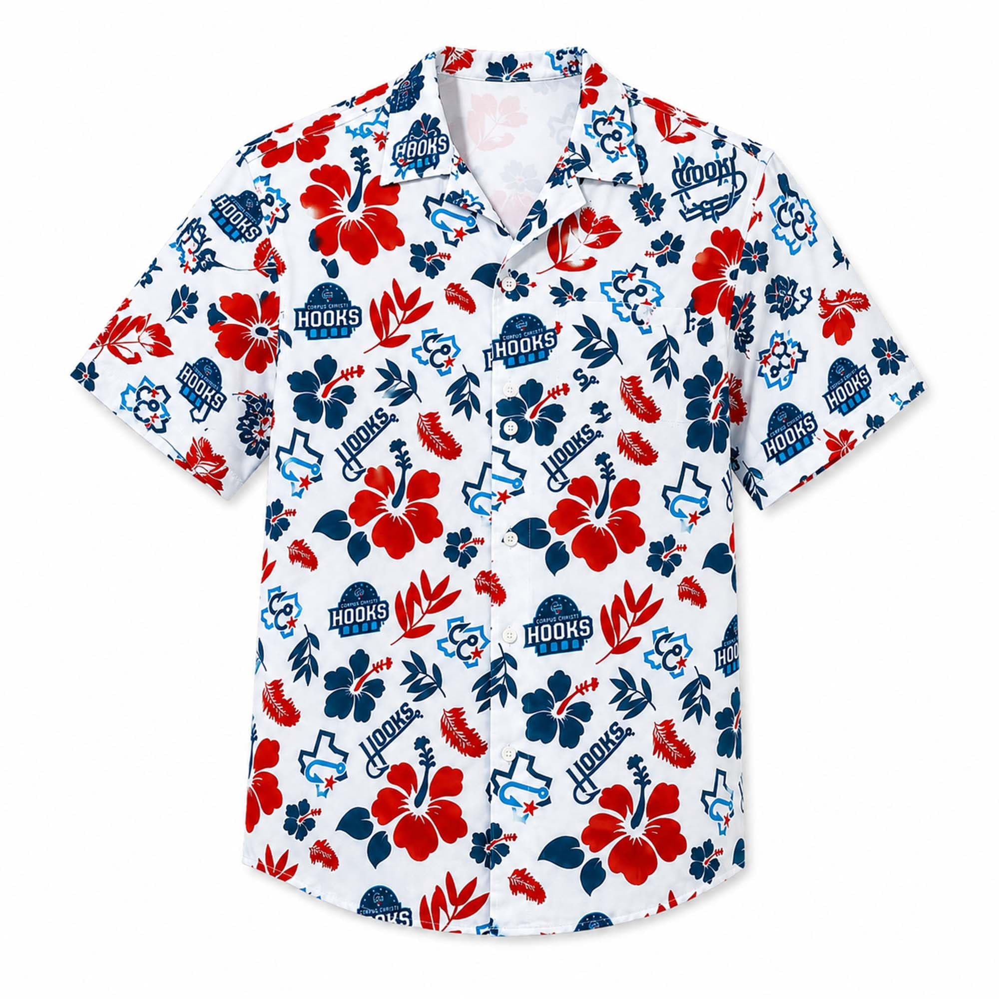 Corpus Christi Hooks Baseball Hawaiian Shirt 2026 Hooks Merch Aloha Shirt Gifts For Baseball Fan - Kdjoy