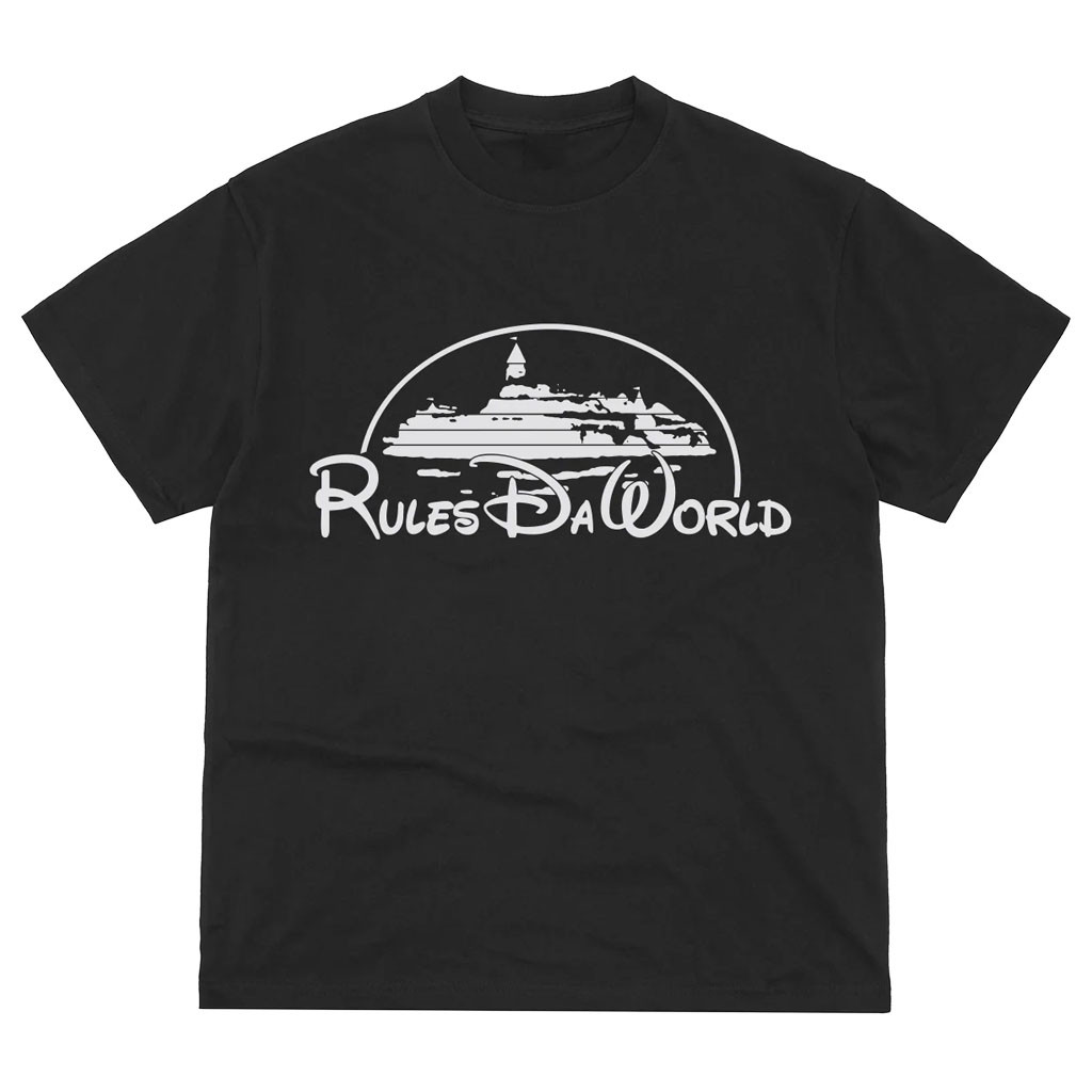Corteiz Merch 2026 Kingdom T-Shirt Black Rules Da World Shirt Gifts For My Son - Kdjoy