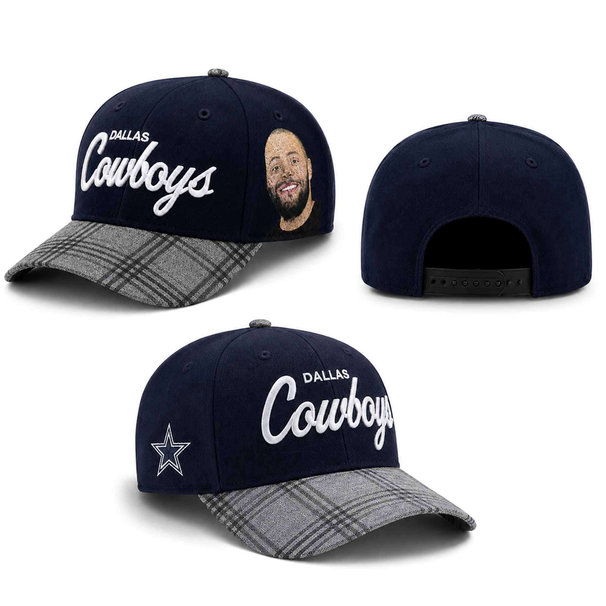 Cowboys Dak Prescott Jace Prescott Hat Dallas Cowboys Merch Cool Gift For Brothers - Kdjoy Cowboys Dak Prescott Jace Prescott Hat Dallas Cowboys Merch Cool Gift For Brothers - Kdjoy