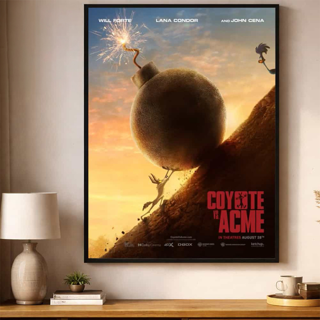 Coyote vs ACME Movie 2026 New Poster Coyote vs ACME Merch Gifts For Movie Lovers - Kdjoy