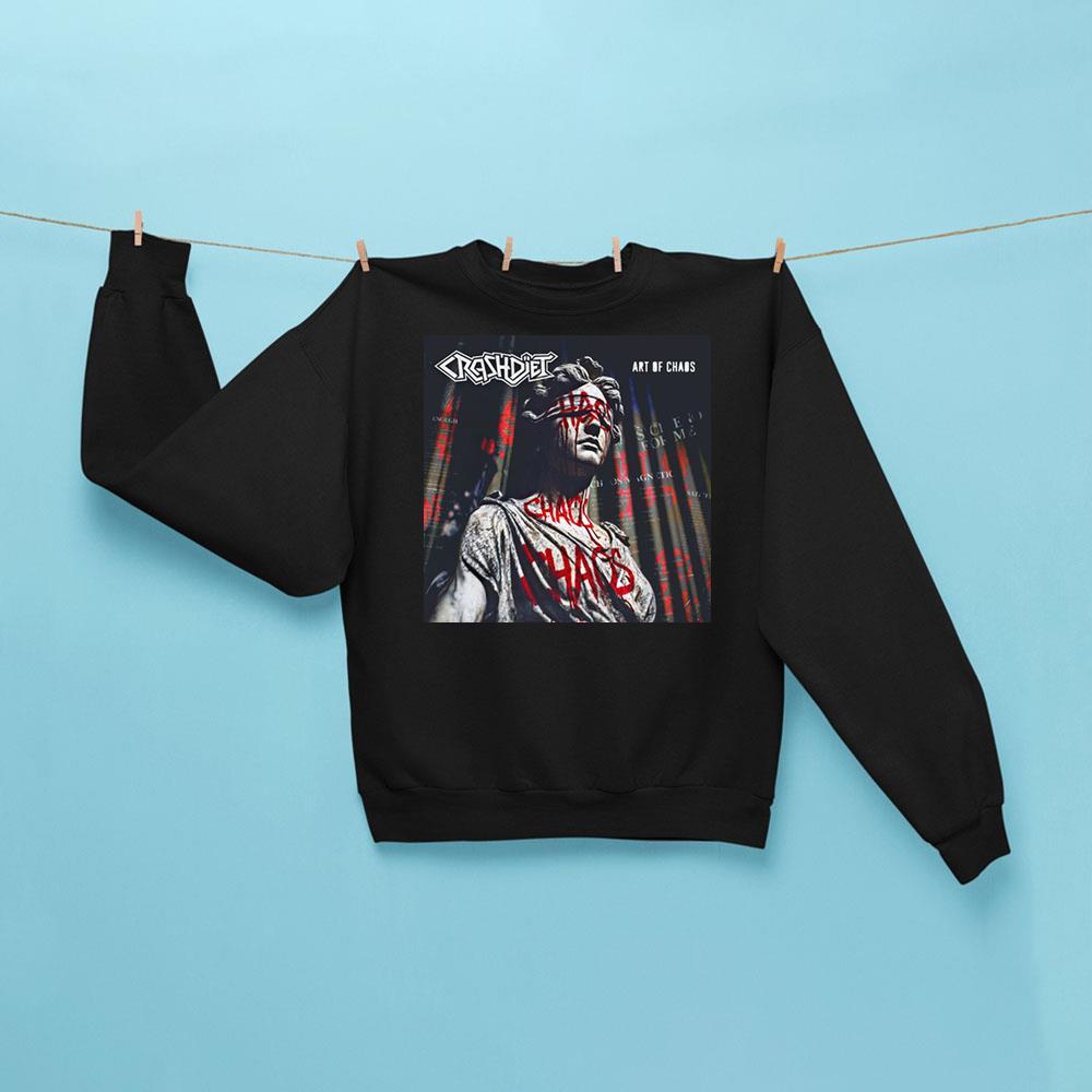 Crashdiet Art Of Chaos Sweatshirt Black Crashdiet Merch Music Related Gifts For Guys - Kdjoy